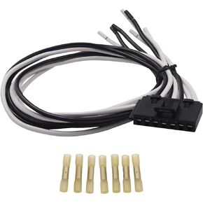 7 Wire Pigtail Blower Motor Resistor Plug Connector Compatible with Chevrolet GMC&Cadillac Silverado, Tahoe, Suburban, Avalanche, Sierra, Yukon 89019088 973-405 15-81086 22807123