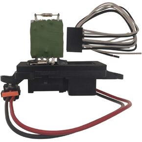 HVAC Blower Motor Resistor Complete Kit With Harness-Replaces 15-81086, 22807123 for Chevy Silverado, Tahoe, Suburban, Avalanche, GMC Sierra, Yukon, Cadillac Escalade