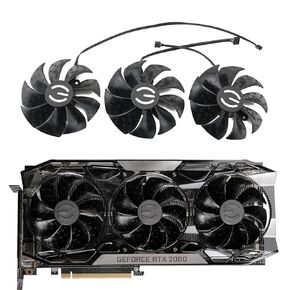 87 مللي متر PLD09220S12H استبدال مراوح التبريد لـ EVGA RTX 2080 Ti FTW3 Ultra 2070 Super RTX2080 الرسومات بطاقة الفيديو مروحة التبريد