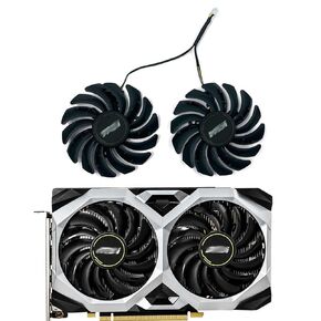 KIKIFAN 2 قطعة 87 مللي متر PLD09210S12HH 1660 سوبر GPU مروحة ل MSI GeForce GTX 1660 سوبر 1660Ti RTX 2060 Ventus XS OC تبريد بطاقة الرسومات مروحة
