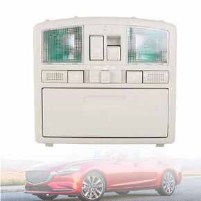 munirater Overhead Console Reading Light Console Replacement for 2009-2011 Mazda 6 Reading Light Beige GS4C-69-970D-30 GS4C69970D75