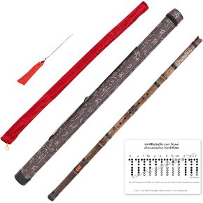G key - Bamboo Xiao Chinese Traditional Musical Instrument Professional Purple Vertical Xiao Flute