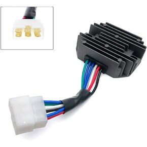 Voltage Regulator Rectifier Replacement 435-180 for JOHN DEERE 240 245 265 Lawn Tractor 345 F525 F735 Gx345 Lx176 X495 X575 X700 X720 Cs Cx Ts Gator AM108848 AM126304 M70121 M97348 14029