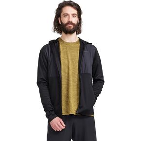Craft Sportswear Men's ADV Essence Jersey Hood Jacket, Windproof Full Zip Athletic Workout Running Jacket in Kuwait