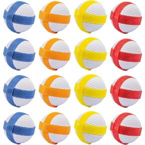 GoSports Chip N' Stick Replacement Sticky Golf Balls with Tote Bag - 16 Pack