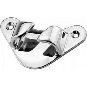 108mm/4.25"Length Boat Bow Chock Cleat Line Chock，Triangle Bow Chocks Marine Hardware Stainless Steel 316-Straight Shape 1Piece