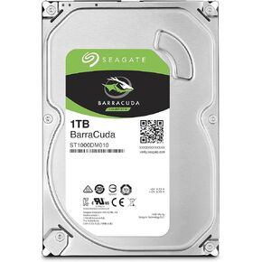 Seagate BarraCuda 1TB Internal Hard Drive HDD – 3.5 Inch SATA 6 Gb/s 7200 RPM 64MB Cache for Computer Desktop PC (ST1000DM010)