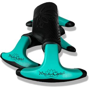 High Performance Yoga Blocks for Wrist Comfort, Support and Alignment to Eliminate Wrist Pain - Excellent for Advanced and Basic Poses, Balance and Stretching Assistance - Great for Yoga,
