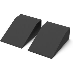 StrongTek Yoga Foam Wedge Blocks (Pair) Soft Wrist Wedge, Supportive Foot Exercise Accessories, Balance, Strength, Stretch, Pilate, Fitness, Squat, Pushup, Plank, EVA Riser Block