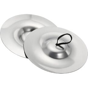 PATIKIL Finger Cymbal, 1 Pair Belly Dancing Finger with Zills Brass Hand Cymbals Small Musical Instrument for Dancer Party