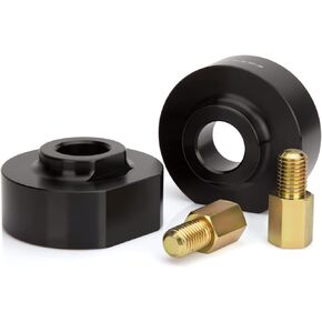 Dynofit Front leveling kit fit 1981-1996 F150 2WD, 1999-2022 F-250, F-350 Super Duty 2WD,2000-2005 Excursion 2WD, 2" Lift Spring Spacers with 3/4" Stud Extenders