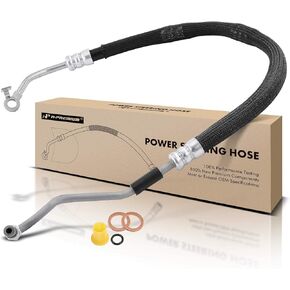 A-Premium Power Steering Pressure Hose Line Assembly Compatible with Ram 2500 2013-2018, 3500 2013-2018, 4500 2013-2015, 5500 2013-2015, 6.7L, Pump To Hydroboost