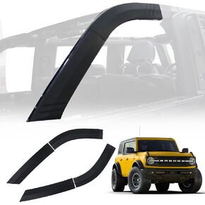 Roll Bar Padding Protectors for Ford Bronco, 4PC Full Cover D Pillar Protector for Ford Bronco Accessories 2021 2022 2023 4 Door - Avoid Paint Damage