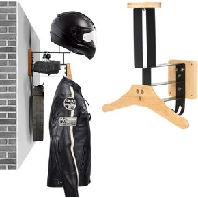 Nausear Helmet Holder Wall Mount, Motorcycle Helmet Rack Wall Mount, Tactical Gear Wall Mount, Police Gear Rack, Wall Organizer for Motorcycle Baseball Football Rugby Cycling Gear in Kuwait