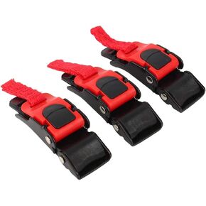 Motorcycle Helmet Plastic Pull Buckles, 3X Motorcycle Helmet Speed Clip Quick Release Chin Strap Button Pull Buckle for Universal Helmet Bike