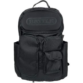 Battle Sports Arsenal Backpack - Football Gear Backpack Made From Durable Material, Extra Space For Storage And Organization, Adjustable Sports Gear Backpack For Comfort & Safety - Black