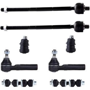 SCITOO 8-PC SET Suspension Kit - Fit For Dodge Neon 2.0L For Plymouth Neon Front Sway Bar End Link Inner & Outer Tie Rod End Lower Ball Joint