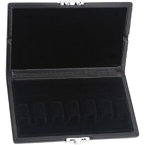 حافظة من قصب الباسون مكونة من 6 قصب، حافظة واقية من قصب الباسون مع مخمل ناعم، حافظة من قصب الباسون الخشبي تحمل 6 صندوق حامل من القصب، صندوق تخزين الآلات الموسيقية الباسون in Kuwait