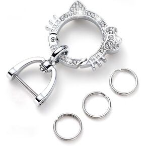 Pangpai Car Keychain for Women, Carabiner Keychain with Key Rings in Kuwait