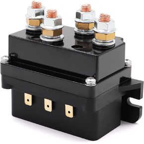 12V 500A Winch Solenoid Contactor Relay and Wireless Twin Remote Controller Kit for 8000lbs-17000lbs ATV UTV Winches