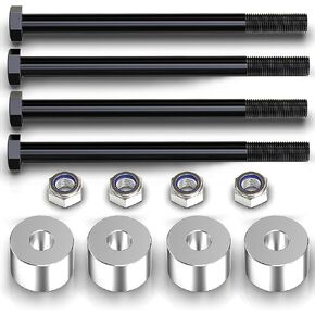 MZS Differential Drop Kit, Diff Drop Spacers + Hardware Compatible with 2007-2021 Silverado 1500 4WD | 2007-2018 Sierra 1500 4WD CNC Machined