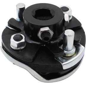 1 PC SHLPDFM Universal Steering Rag Joint 3/4" DD x 3/4" - 30 Spline Rag Joint Steering Coupler GM Power & Manual