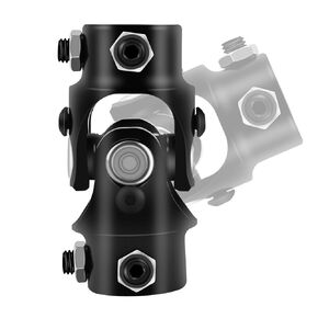 1" DD X 3/4" DD Steering U Joint Single Steering Shaft Coupler 83mm (3-1/4") Working Angle 35° Degree Chrome Universal Coupling
