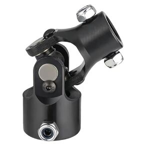 Steering Shaft U Joint, 1" DD to 3/4" DD U Joint,Single Universal Joint, Steering Shaft Coupler 3/4, Automotive Replacement Universal Joints,Heavy Duty 3/4 U Joint 35 Degree Black Accsoe