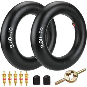 FVRITO 2.75/3.00-10 3.00x10 2.50x10 80/100-10 Inner Tube for Honda XR50 XR70 CRF50 CT70 EZ90 Cub Razor RSF650 Kawasaki KLX110 Suzuki DRZ110 50cc 70cc 90cc 110cc 125cc Dirt Pit Bike Scooter Moped