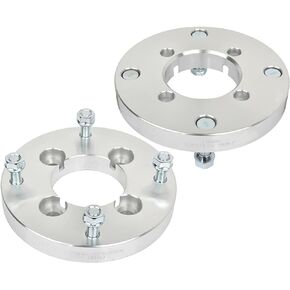 SCITOO 2Pcs 4x110 to 4x156 Wheel Adapters 12x1.25 Bore 74mm 1 inch Wheel Adapters 4 Lug Compatible with 2002-2004 for Quest 500 1999-2005 for Traxter 500 Wheel Adapters