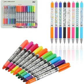 Mr. Pen Bible Journaling Kit, 18 Pack - 10 Gel Highlighters, 8 No Bleed Pens, Bible Pens and Highlighters, No Bleed, Gift