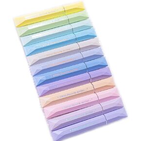 COLNK Glitter Pastel Highlighter,Set of 6 Pcs Cute Aesthetic Highlighters Assorted Colors,Chisel Tip,Metallic Highlighters for Journal Planner, Highlighting, Note-taking,Glitter Ink A