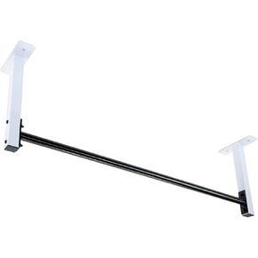 Ultimate Body Press Ceiling Mount Pull Up Bar for 8 Foot Ceilings, Steel Through-Bolted 48" Straight Bar with 14" Risers, Fits 16"and 24" Joist Spacing, Max 450lbs, USA Designed and Backed