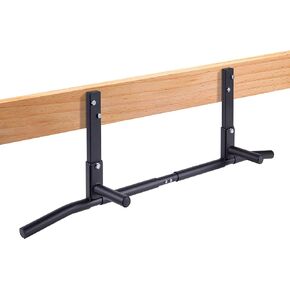 AmStaff Fitness Joist Mount Pull Up Bar, Ceiling Mounted Chin Up Bar for Home Gym, Crossfit, Beam, Rafter - Heavy Duty, Multi Grip, 42" Wide, Maximum Head Clearance - TU038