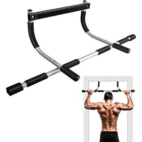 Pull Up Bar for Doorway, No Screws Portable Chin Up Bar Doorway, Strength Training Door Frame Pull-up Bars, Hanging Bar for Exercise, Door Workout Bar with Foam Grips, Pullup Bars for Home in Kuwait
