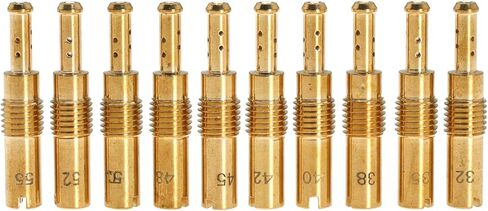 40 قطعة من المكربن ​​الرئيسي النفاثة البطيئة الطيار لـ PWK CVK PE Keihin OKO KOSO مع 125cc 150cc 200cc 250cc GY6 Motor Carb Kits استبدال SCL-2018090002-ZH-T-01 SCL-2018090001-ZH-T-01 in Kuwait