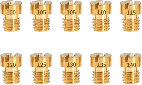 40 قطعة من المكربن ​​الرئيسي النفاثة البطيئة الطيار لـ PWK CVK PE Keihin OKO KOSO مع 125cc 150cc 200cc 250cc GY6 Motor Carb Kits استبدال SCL-2018090002-ZH-T-01 SCL-2018090001-ZH-T-01 in Kuwait