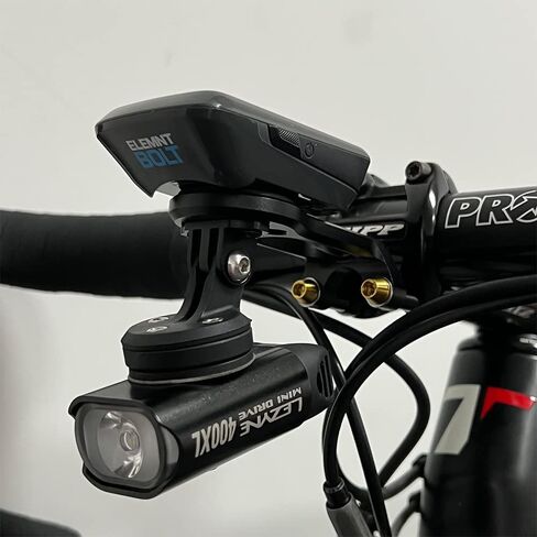 Cestbon Bike Headlight Mount for Gopro Adapter Quick Release Interface Compatible with Lezyne Olight Magicshine in Saudi Arabia