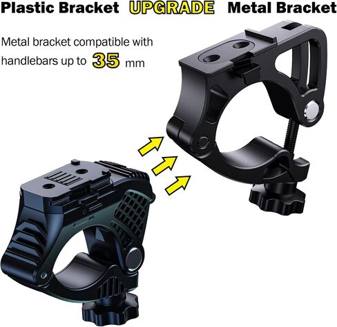 VICTAGEN Replacement Bracket for Bike Lights VTG8 VTG8Shield B3 Model, Bike Headlight Mount Base, Bicycle Light Holder, Easy to Install, for 22-35mm Handlebar, NOT for Y18 VTG10 Light in Saudi Arabia