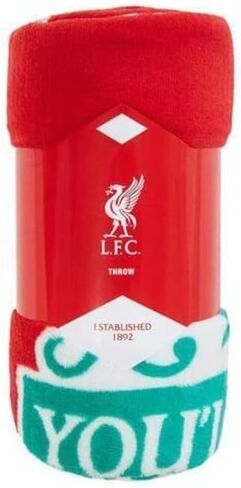 بطانية صوف نادي ليفربول YNWA، متعددة الألوان، 60 بوصة × 44 بوصة in Saudi Arabia