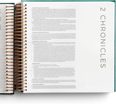 Illustrating Bible CSB Green (Spiral Bound) in Saudi Arabia