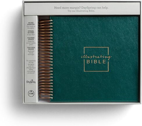 Illustrating Bible CSB Green (Spiral Bound) in Saudi Arabia