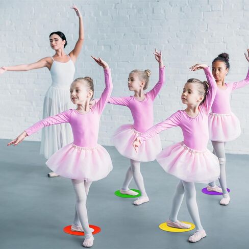 60pcs 9inch Spot Markers Non Slip Flat Cones Floor Dots for Gym Training Dance Classroom Poly Vinyl Floor Agility Markers for Soccer Football Basketball in Kuwait