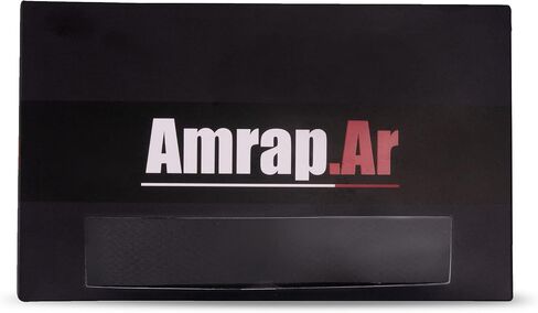 AMRAP.AR Premium Wrist Wraps | Wrist Support Wraps for Gym, Workout, Weightlifting, Sports, Crossfit | Strong & Shock-absorbing | Ideal Gift for Fitness Enthusiasts | 18-inches Long (Total Black) in Saudi Arabia