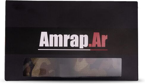 AMRAP.AR أربطة المعصم الفاخرة | أغطية دعم المعصم للصالة الرياضية، والتمارين، ورفع الأثقال، والرياضة، وتمارين كروس فيت | قوي وممتص للصدمات | هدية مثالية لعشاق اللياقة البدنية | 18 بوصة طويلة (تمويه) in Saudi Arabia