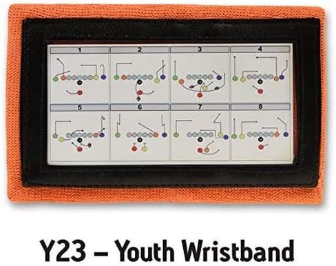 Wristband Interactive Y23 - Football Wristbands - Wrist Coach - QB Wristband - Football Play Wristbands - Playbook Wristband in Saudi Arabia