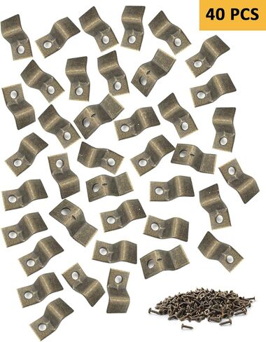 مثبتات سطح الطاولة من SeptCity مع براغي، مجموعة موصلات سطح الطاولة Z شديدة التحمل 40 حزمة (تشمل 40 مشبكًا و40 براغي) in Kuwait