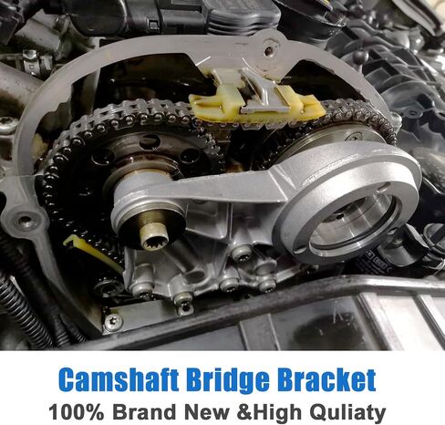 Camshaft Bridge Bracket Bearing Cover Cam Bearing Mount Replacement for Audi A4 A5 A6 TT Q3 Q5 1.8T 2.0T VW Volkswagen GTI CC Golf Jetta Passat Tiguan Scirocco Replace 06H103144J 06H103144K in Saudi Arabia
