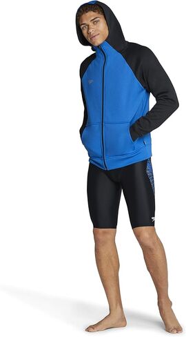 Speedo Men's Sweatshirt Full Zip Hooded Jacket Team Warm Up in Saudi Arabia