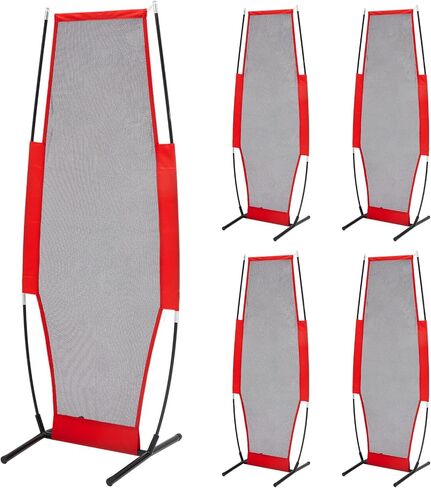 Shappy 5 Pcs Baseball Softball Pitching Target Dummy Defender Training Mannequin 63.8" x 20.9" Portable Defender Practice Dummy for Soccer Football Softball in Saudi Arabia